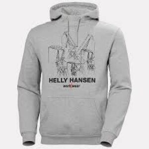 Helly Hansen Light Gray Graphic Hoodie